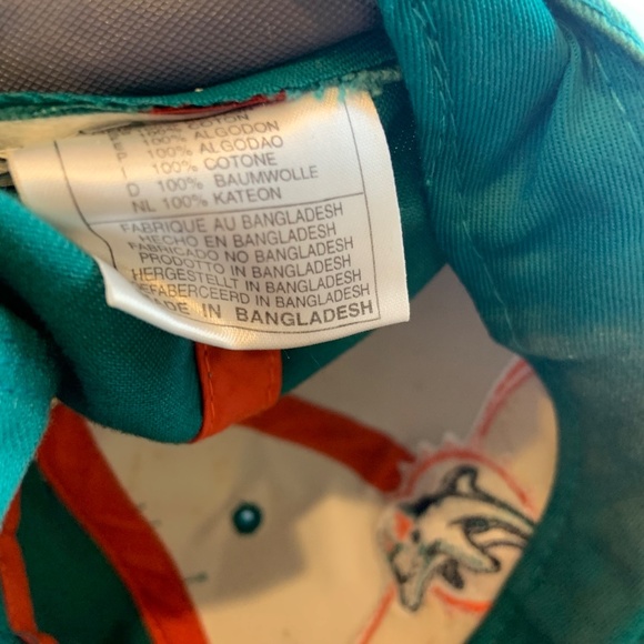 Vintage 90s Sports Specialties Miami Dolphins Retro NFL Pro Line Hat Autographed - Picture 16 of 16